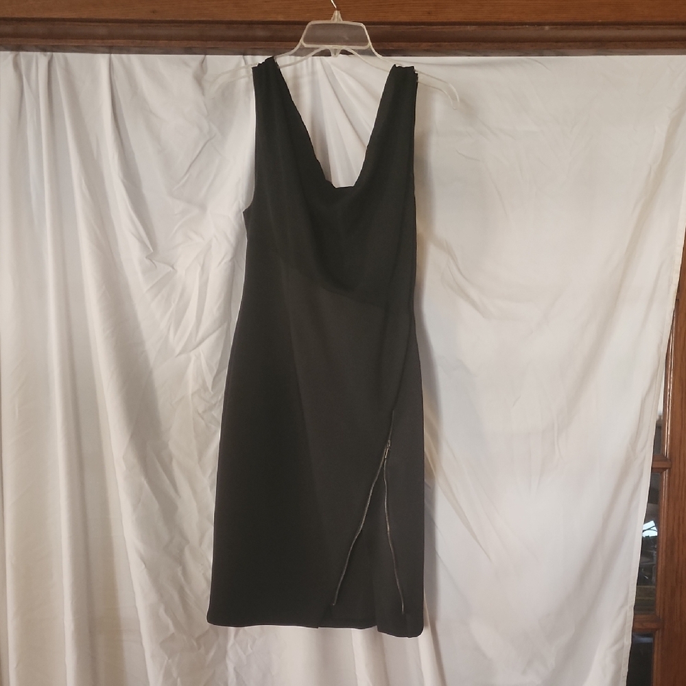 Metaphor Black Backless Dress